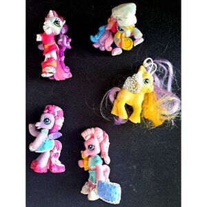 Hasbro Lot of 5 My Little Pony Figurines 2.5" Tall